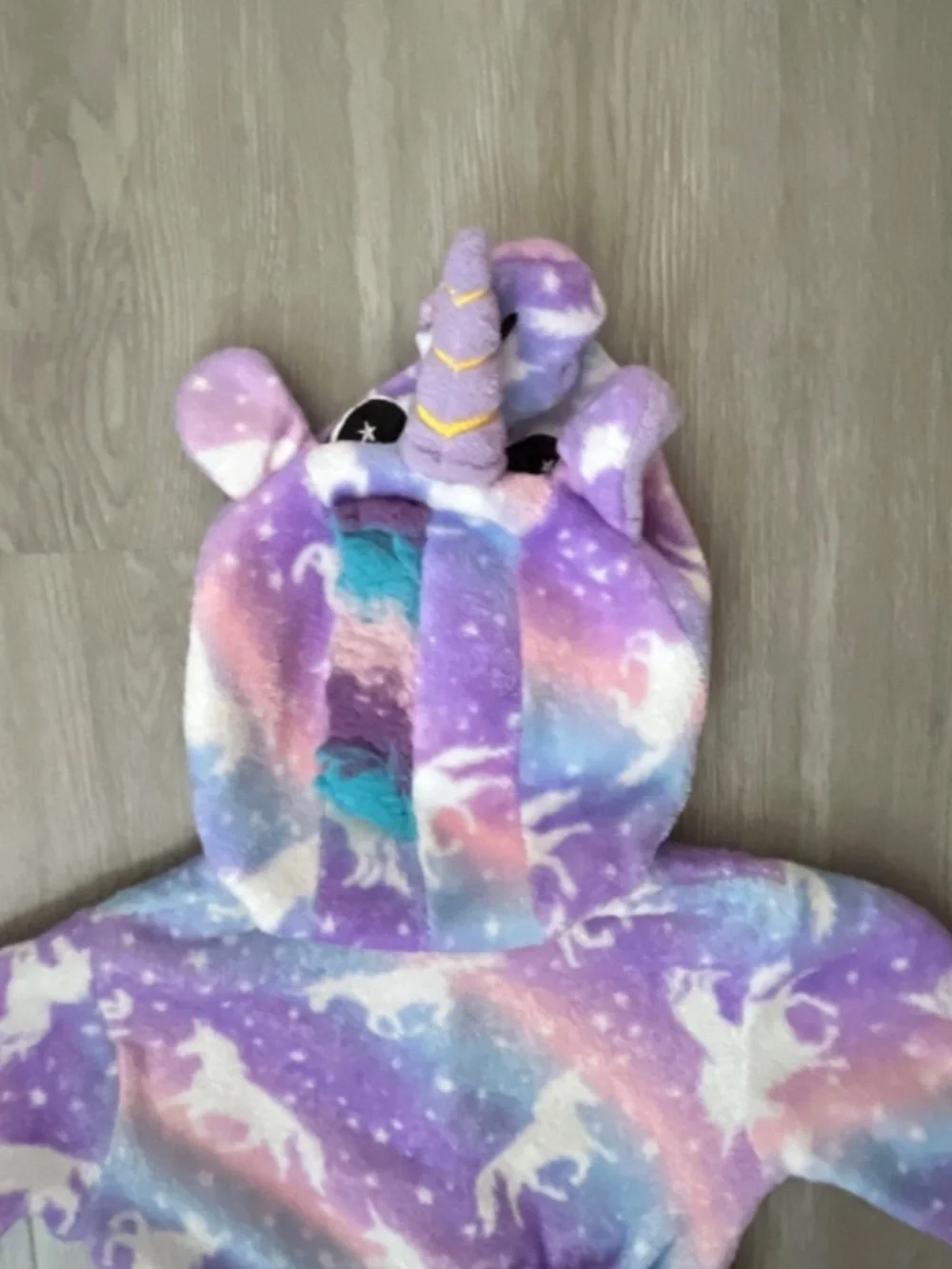 Doctor Unicorn Toddler Girl Soft Plush Bathrobe Size 3T-4T